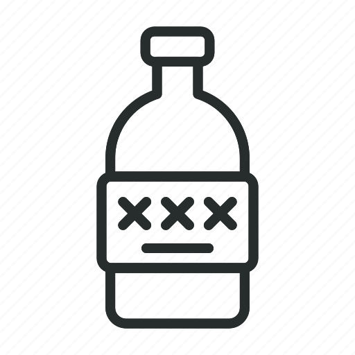 Alcohol, poison, bottle, glass, drink, skull, addiction icon - Download on Iconfinder