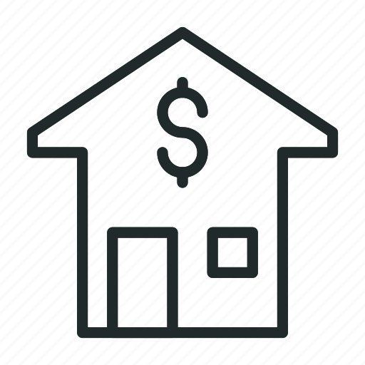 House, dollar, sign, sale, home, estate, real icon - Download on Iconfinder