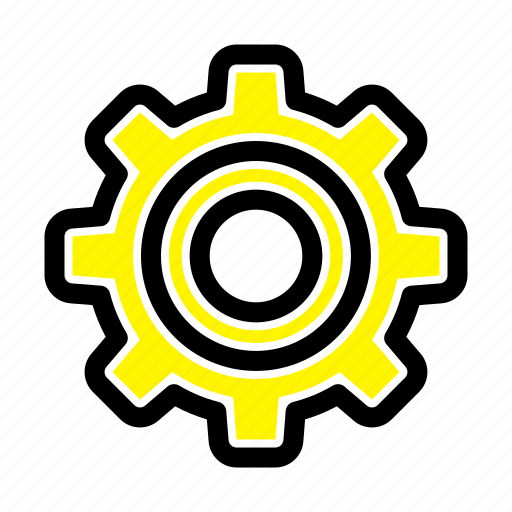 Basic, gear, general, wheel icon - Download on Iconfinder