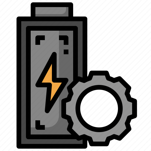 Battery, options, settings, gear icon - Download on Iconfinder