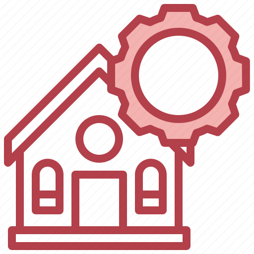 Home, automation, smart, cog, settings icon - Download on Iconfinder