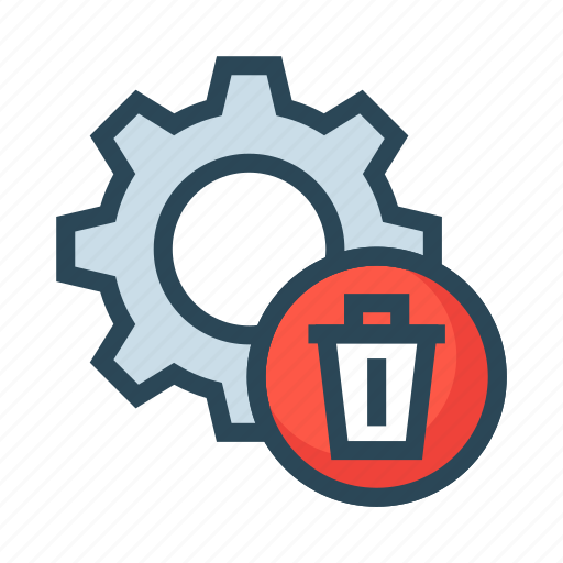 Configuration, delete, option, setting, trash icon - Download on Iconfinder