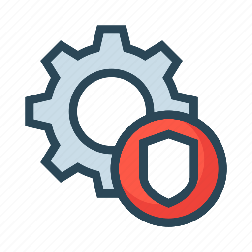 Configuration, protection, secure, setting, shield icon - Download on Iconfinder