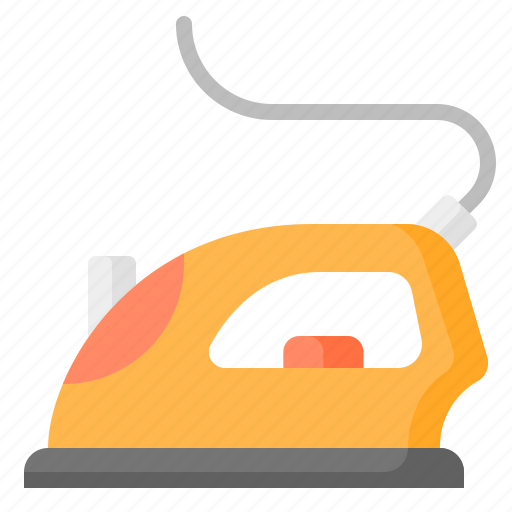 Iron, ironing, steam, laundry, electric, electronic, household icon - Download on Iconfinder
