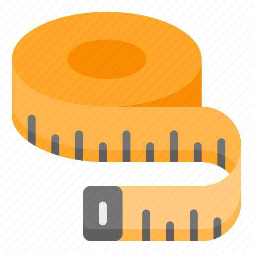 Measuring, measure, measurement, tape, ruler, sewing, tailor icon - Download on Iconfinder