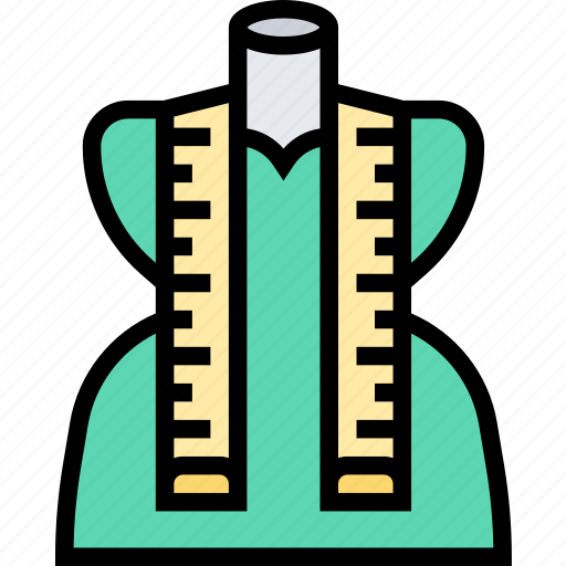 Measuring, tape, scale, dressmaking, tailor icon - Download on Iconfinder