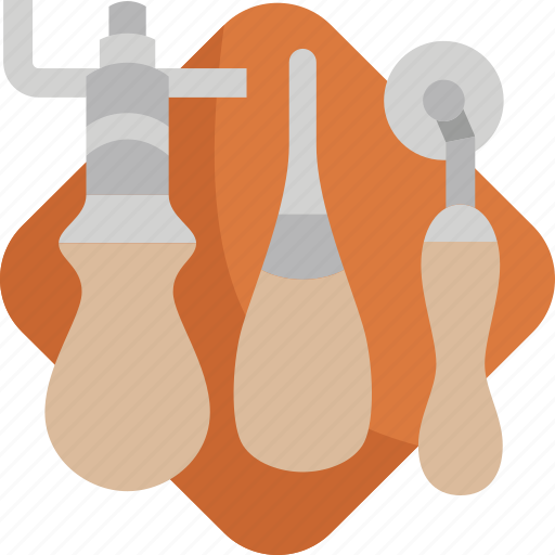 Leatherwork, craft, material, sewing, tool icon - Download on Iconfinder