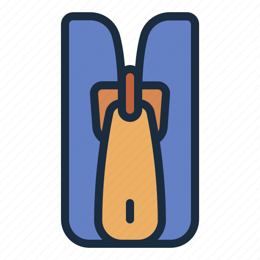 Zipper, fashion, sewing, sew, tailor, craft, cloth icon - Download on Iconfinder