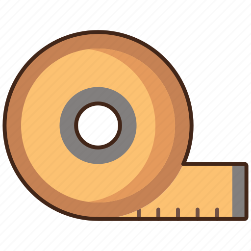 Tape, measure, scale, measurement, ruler, tool icon - Download on Iconfinder