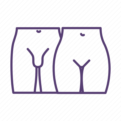 Male, anatomy, female, reproductive organ icon - Download on Iconfinder
