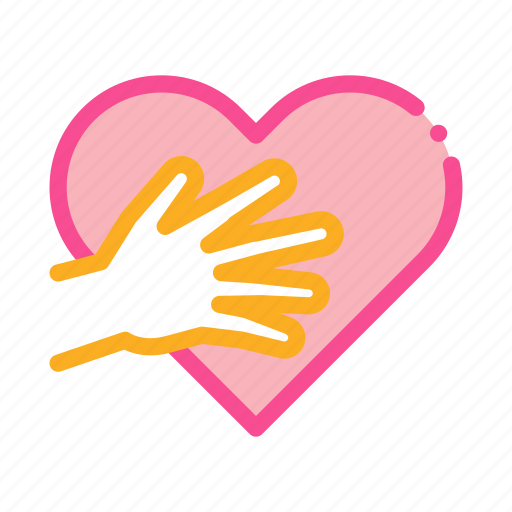 Harassment, heart, touch, victim icon - Download on Iconfinder