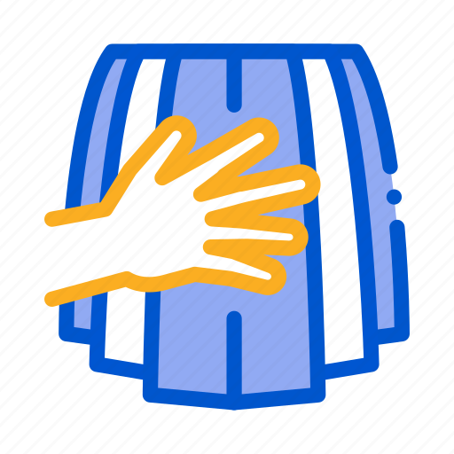 Buttocks, harassment, skirt, touch, victim, woman icon - Download on Iconfinder