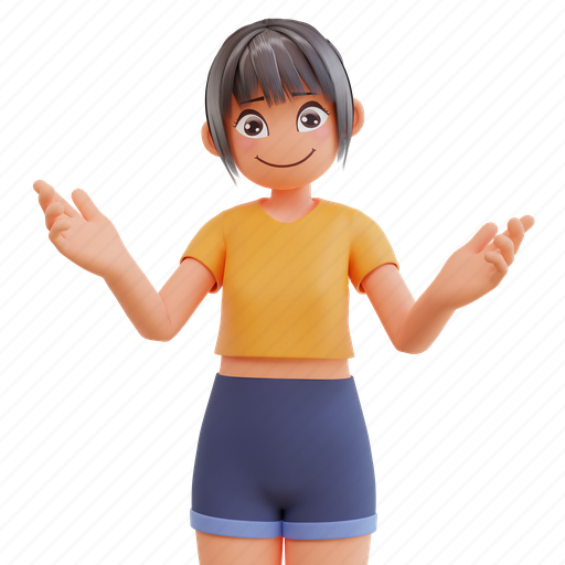 Sexy, girls, student, cute, woman, avatar, university 3D illustration - Download on Iconfinder