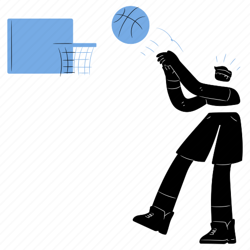 Sports, and, fitness, basketball, sport, activity, hobby illustration - Download on Iconfinder