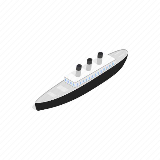Boat, cruise, isometric, nautical, sea, ship, transport icon - Download on Iconfinder