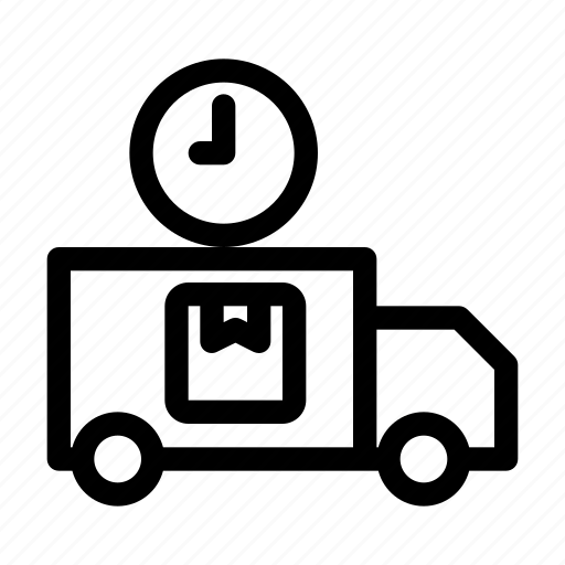 Car delivery, cargo, shipment, time, transport delivery icon - Download on Iconfinder