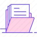folder, order, paper, file