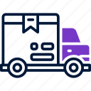 delivery, truck, package, transportation, shipping