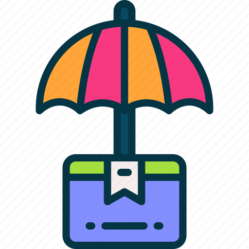 Delivery, insurance, umbrella, protection, shipping icon - Download on Iconfinder