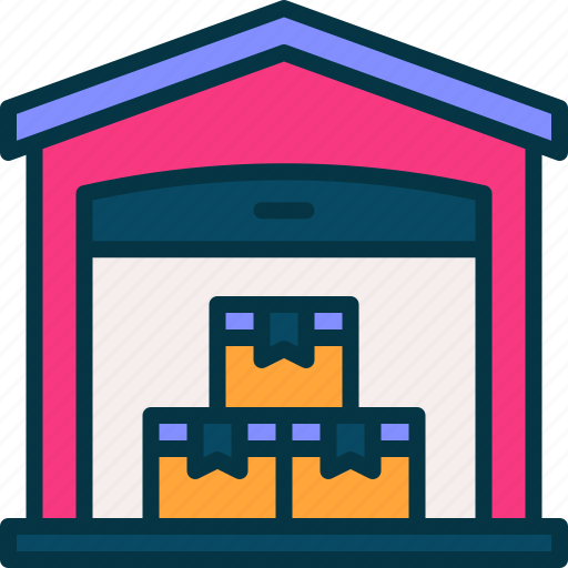 Warehouse, logistic, shipping, distribution, package icon - Download on Iconfinder