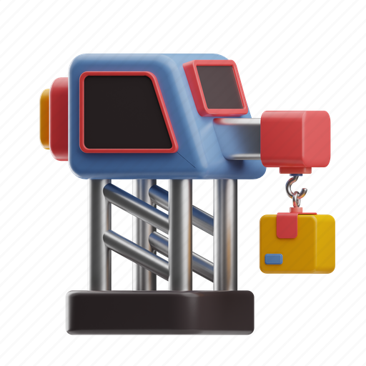 Crane, box, present, construction, shipping, lifter, hook icon - Download on Iconfinder