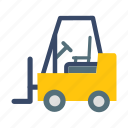 forklift, warehouse, shipping, delivery, teuck