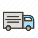 delivery truck, shipping, truck, fast, van