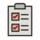 checklist, menu, clipboard, list, document, check