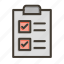checklist, menu, clipboard, list, document, check 