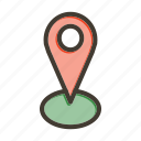 tracking, circle, gps, location, transport