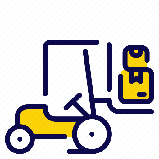 Forklift, shipping, cargo, delivery icon - Download on Iconfinder
