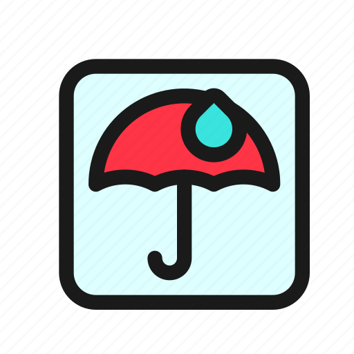 Umbrella, rain, package, damp, cargo, keep, away icon - Download on Iconfinder