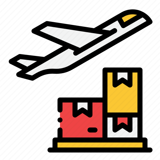 Flight, delivery, air, freight, shipping, and, transportation icon - Download on Iconfinder