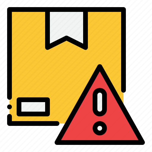Warning, box, shipping, delivery, beware, sign, logistics icon - Download on Iconfinder