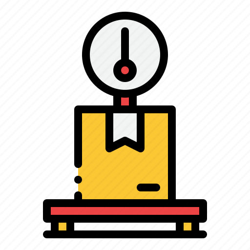 Weight, scale, package, machine, shipping, delivery, parcel icon - Download on Iconfinder