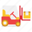 forklift, warehouse, shipping, delivery, transportation, cargo, factory, truck, stacker 