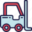 delivery, forklift, logistics, shipping, truck 
