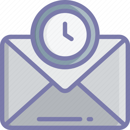 Delivery, email, logistics, mail, shipping, timed icon - Download on Iconfinder