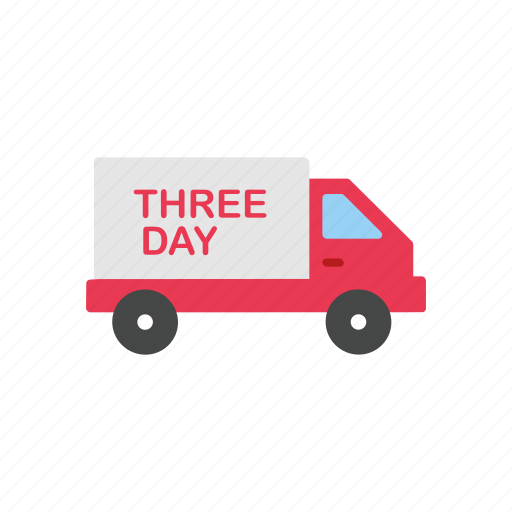 Delivery, delivery truck, shipping, three day shipping icon - Download on Iconfinder