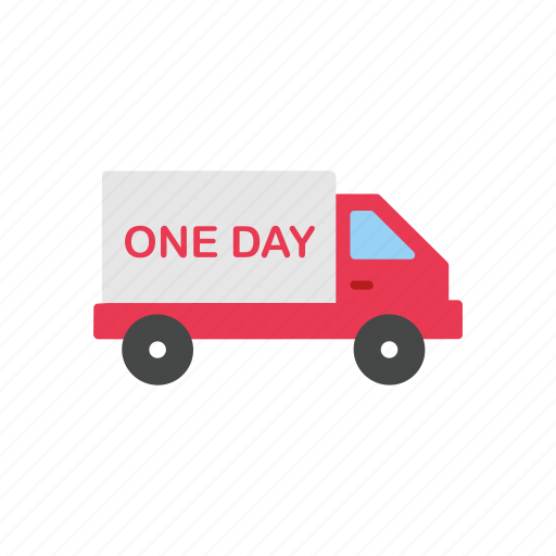 Delivery, delivery truck, one day shipping, shipping icon - Download on Iconfinder