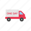 delivery, delivery truck, one day shipping, shipping 