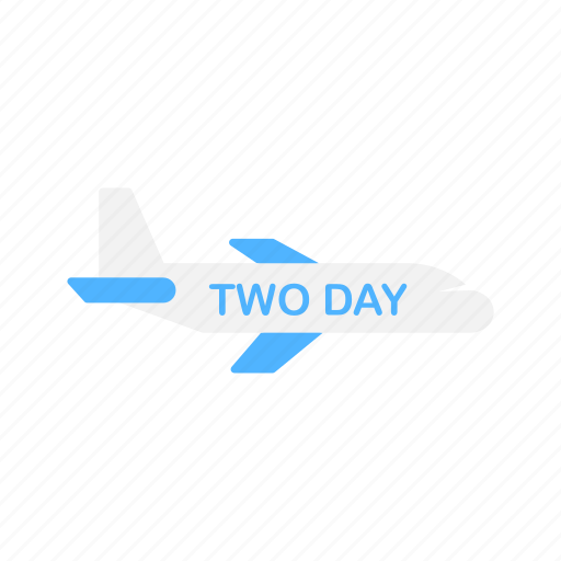 Airplane, delivery, shipping, two day shipping icon - Download on Iconfinder