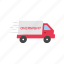 delivery, delivery truck, overnight, overnight shipping 