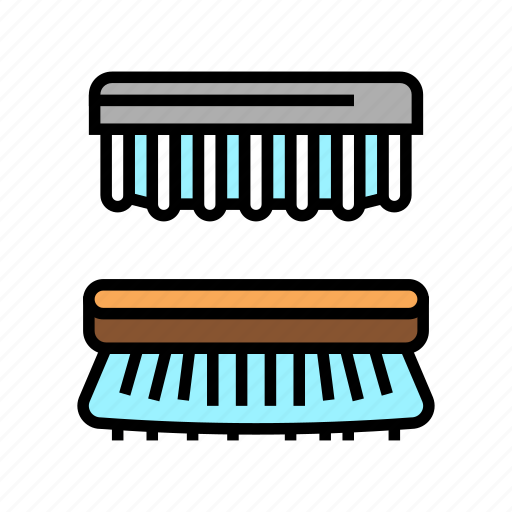 Brush, shoe, care, accessories, leather, velvet icon - Download on Iconfinder