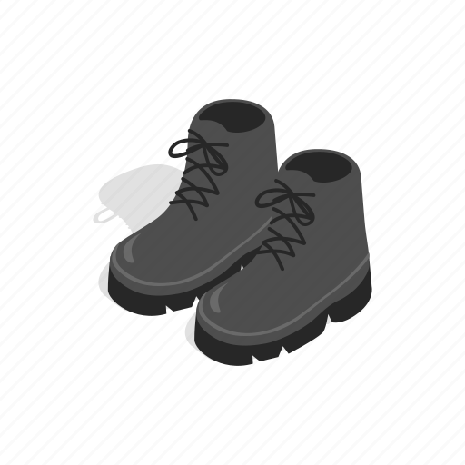 Boot, casual, fashion, isometric, male, shoe, sport icon - Download on Iconfinder