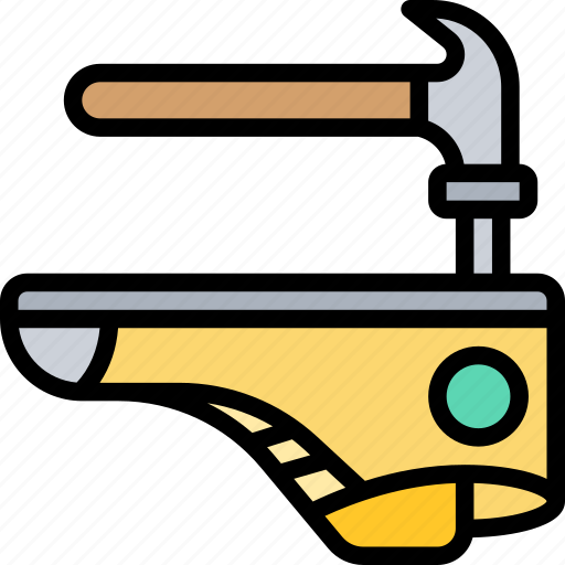 Shoe, assembly, repair, shoemaking, workshop icon - Download on Iconfinder