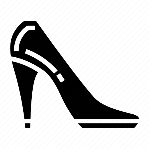 Footwear, heel, high, shoe, women icon - Download on Iconfinder