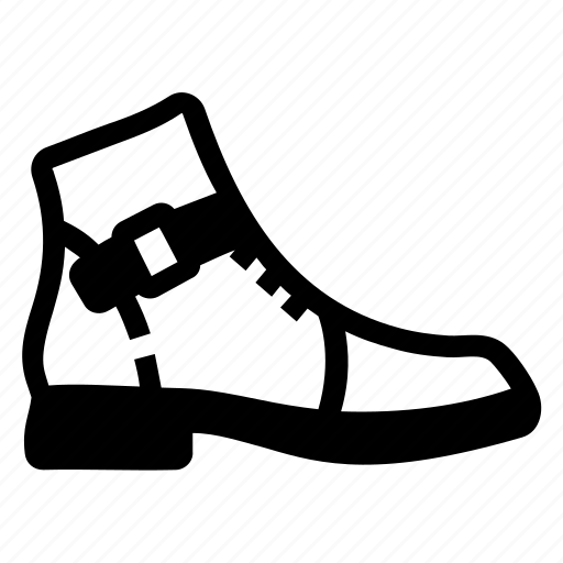 Footwear, footgear, accessory, shoe, buckle boot icon - Download on Iconfinder