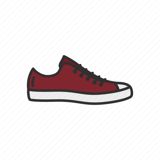 Fashion, flat, footwear, shoe, slipper, sneaker, walking shoe icon - Download on Iconfinder
