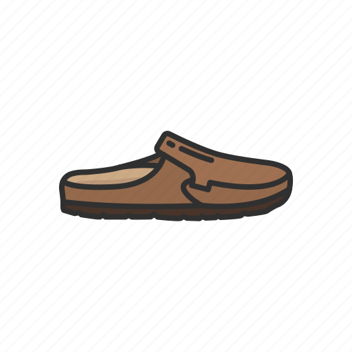 Clog, fashion, flats, footwear, sandal, shoe, slipper icon - Download on Iconfinder